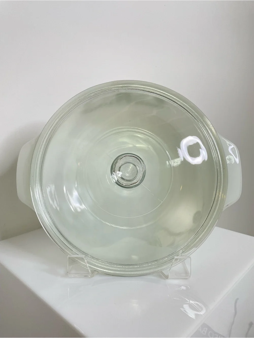 Home | Vintage Glasbake Casserole w Lid 1960s Milk Glass | Primrose Dreams Pyrex